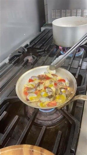 Today's staff meal is vongole