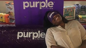 Purple mattress is coming to Sam's Club! A huge thanks to those Sam's associates who helped unbox our very first mattress. We had a blast taking it for a test-drive! Purple will be available online for purchase starting 7/28. Thank you Purple for the partnership! #purplemattress #purple #purplebed #samsclub https://www.samsclub.com/sams/purple/16050297.cp | Sam's Club