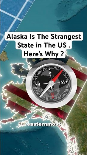 Alaska’s Weird Geography Fact That Will Shock You! 🤯🌎
