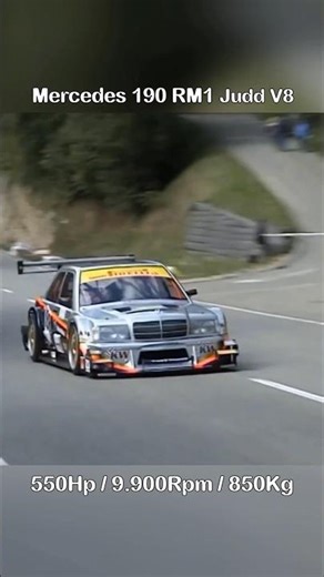Formula 1 Judd V8 Engine in Mercedes 190 Hillclimb Monster 🔥