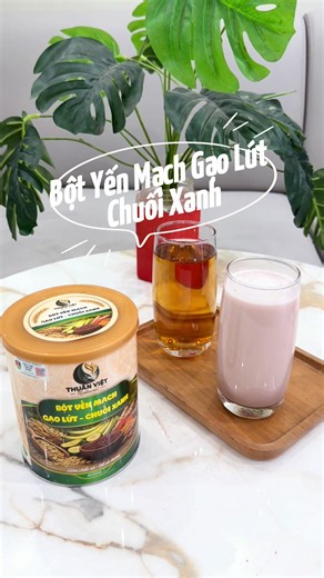 Yến mạch gạo lứt chuối xanh thơm ngon - Công thức nhanh