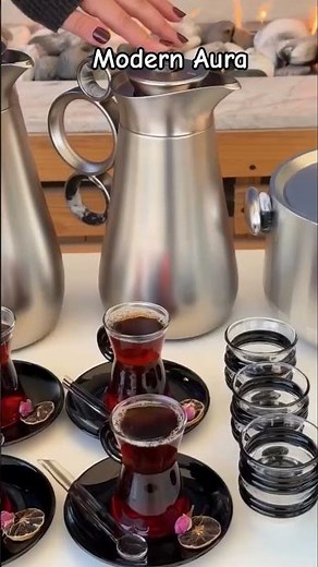 Modern Aura–Premium Turkish Dinner Set & Çay Seti | Modern Kitchen | Luxury Stainless Steel Cookware
