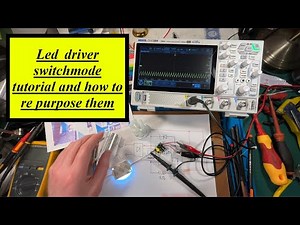 How the circuit in a buck regulator led driver works and behaves