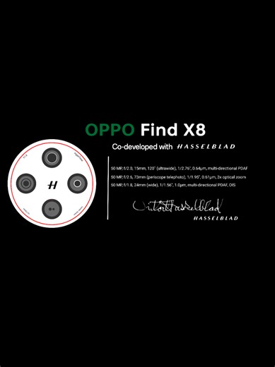 OPPO Find X8 x Hasselblad Camera Specs Reveal ⚡📸