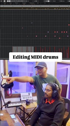 MIDI drums editing in Cubase #cubase #steinberg #musicproducer #drums #alesis #addictivedrums2 #love