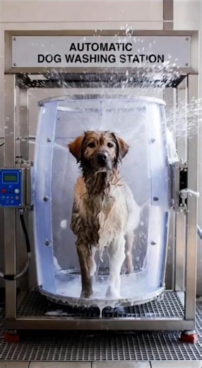 Automatic Dog Washing Machine 🐶🧼 | Satisfying Transformation