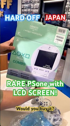 RARE PS1 CONSOLE in HARD OFF, JAPAN... Would You Buy It? #hardoff #ps1 #psone #playstation1 #japan