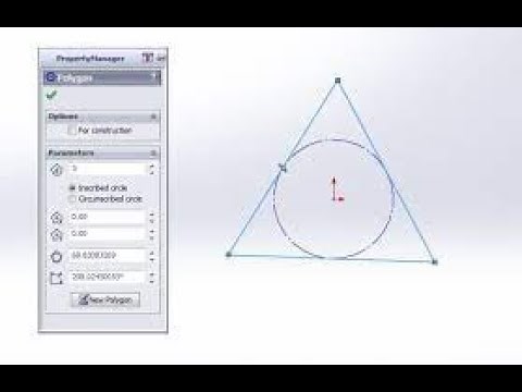 Solidworks tutorial: How to make triangle, square and pentagon in solidworks.