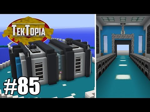 TekTopia #85 - Futuristic Kitchen! (Minecraft Villager Mod)