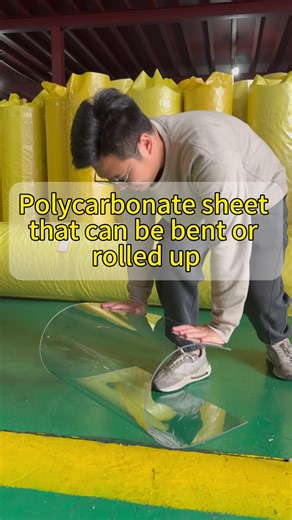 Versatile Polycarbonate Sheets: Bendable and Rollable Solutions