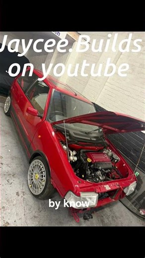 Fiat Uno Turbo gets a t-jet engineswap alongside the panda T-Jet swap #fiat #fastcars #classiccars