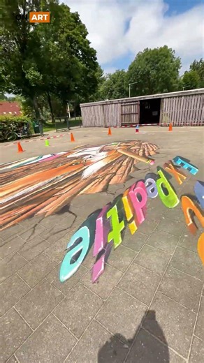 #Anamorphic #Perspective #360 view #3dillusion #art