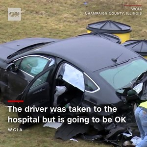 2.6M views · 16K reactions | It was actually raining money on an Illinois interstate after a truck carrying cash from a video gambling machine lost control and collided with a car, spraying $5, $10 and $20 bills all over, forcing police to shut the road down for an hour | CNN | Facebook