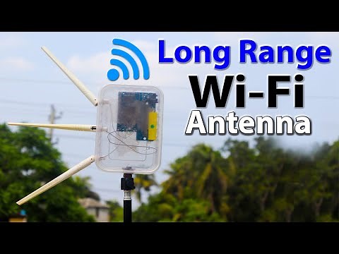 Long Range WIFI Outdoor Antenna ! Make Powerful WIFI Antenna, Long Range WIFI extender