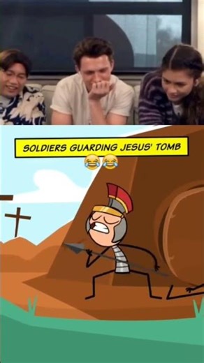 Tom Holland Reacts to Viral Funny Animation Videos part63