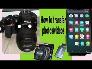 How to transfer photos/videos from D3500 Nikon camera to phone.#tutorial #idea #nikond3500