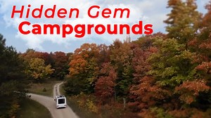 There are thousands of campgrounds in North America, but not all of them will fit your RV lifestyle. Here's a few hidden gem & hideaway campgrounds that offer a mix of boondocking and site camping for all those looking to get away from a busy and noisy world. Sometimes that peace and quiet isn't too far away. Let us know where you like to getaway to in the comments below! | RV Lifestyle
