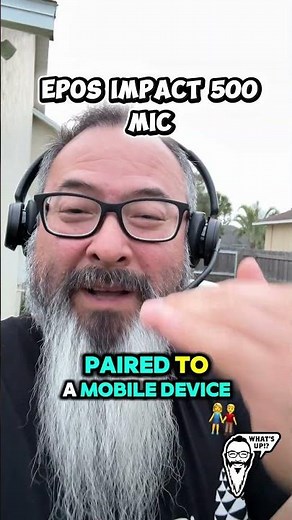 EPOS Impact 500 Mic Test vs Barking Dog 🐶 | Real-World Noise Cancellation Demo