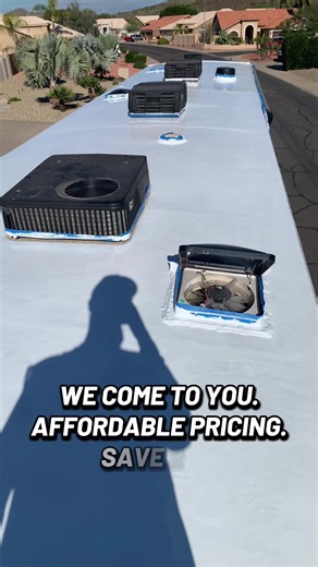 🚨 ARIZONA ONLY — NEXT 24 HOURS 🚨 We’re in Arizona for a limited time and spots are filling fast. Protect your RV or roof with our Full Armor Jacket Package — ✅ 100% Silicone ✅ Fully Encapsulated ✅ Lifetime Protection ✅ Blocks UV, stops leaks, mold & mildew 🔥 SAVE 25% if you book now 🔥 📲 DM us or tap the link before we’re booked out. #Arizona #Phoenix #Glendale #AZ #RV