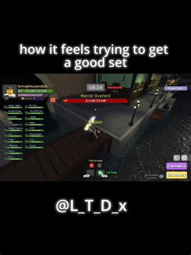 dungeon quest reborn - how it feels having bad luck #roblox #dungeonquest