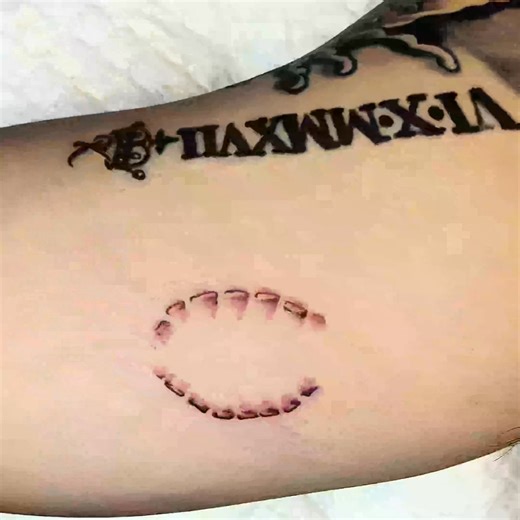 Bite mark tattoo 🫦 Clitche Tattoo Bohol | Clitche Tattoo Bohol