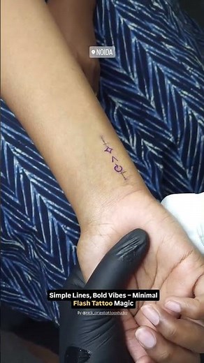 Minimal Flash Tattoo Ideas ⚡ | Best Tattoo Studio in Noida