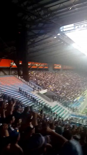 Exciting Sports Event Atmosphere in Outdoor Stadium