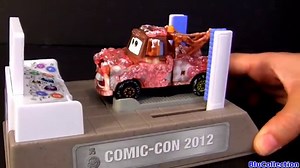 Cars 2 Mater in Japanese Bathroom Stall Comic-Con SDCC 2012 Chuki Anime Disney Pixar Mater
