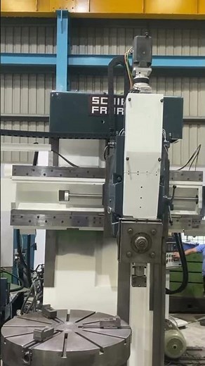 CNC VTL Schiess #machine #schiess #cnc #cncmachine #manufacturing