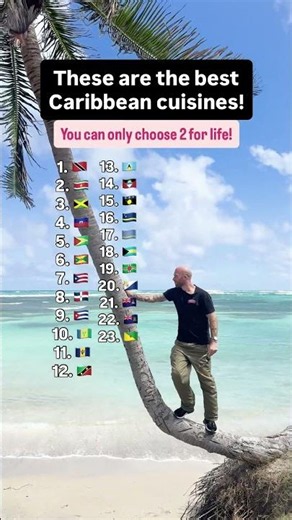 Caribbean Islands Food Rankings!!
