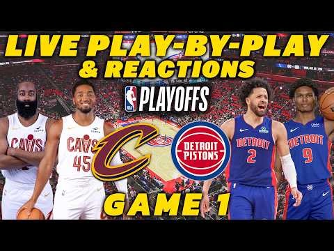 Cleveland Cavaliers vs Detroit Pistons Game 1 | Live Play-By-Play & Reactions