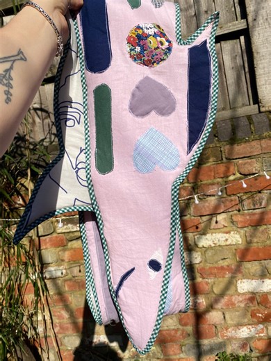 Quilted Fish Scarf With Pockets - Etsy