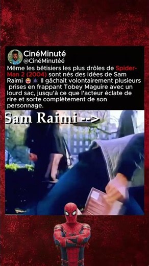Sam Raimi Kept Making Tobey Maguire Laugh 😂🕷️ | Spider-Man 2 (2004)