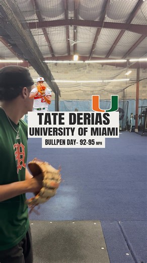 Tate Derias Bullpen Day: Fastball and Pitching Arsenal