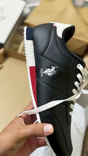 US Polo Black Sneakers Unboxing 👟🔥 Most Stylish Sneakers of 2025? #shorts