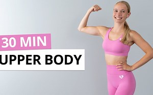 【Lean Muter-30分钟上半身锻炼❤30种不同的运动·不重复·无设备】