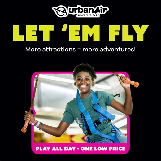 From trampolines to tube slides, we’ve got countless ways for kids to play. Every visit to Urban Air is a new adventure! | Urban Air Adventure Park
