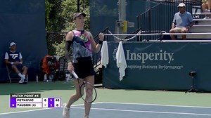 Petkovic played her final matches this summer, including a first-round win at the 2002 Citi Open.