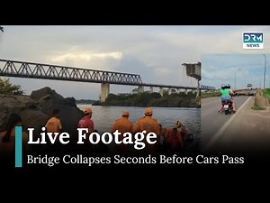 Brazil bridge collapses, narrowly missing motorists #BridgeCollapse | AP1G