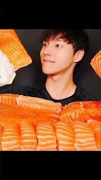 Unlimited Delicious Salmon Seafood Mukbang | Epic Eating Challenge #shorts