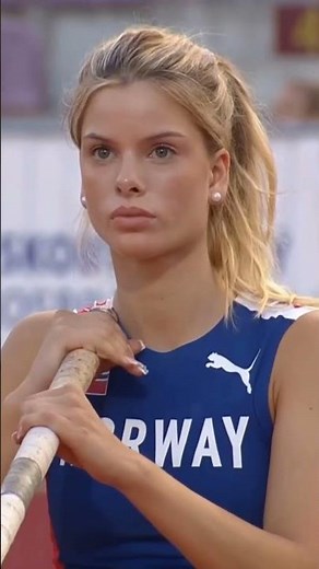 The Norwegian Pole Vaulter Embla Matilde Njerve rising star.