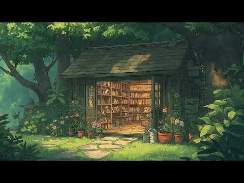 Cozy Garden Library Ambience 🌿 | A Cottagecore Lofi Mix for Deep Focus