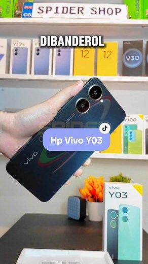 hp Vivo Y03 terbaru cuma sejutaan udah tahan cipratan air dan debu !!#vivoy03 #review #vivo #foryourpage #fyp #foryou #vivoindonesia #fypシ #spideronlineshop