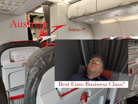 BEST EURO BUSINESS CLASS? Austrian Airlines Airbus A320