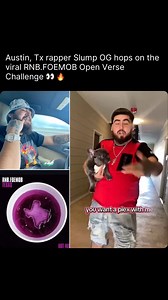 Austin, Tx rapper Jonathan Montalvo / Slump OG hops on the viral #RNBFOEMOB Open Verse Challenge 👀 How Is It Sounding ⁉️ #texasmusicscene #texasrapper #fyp #reels | Soy Tan Tejano