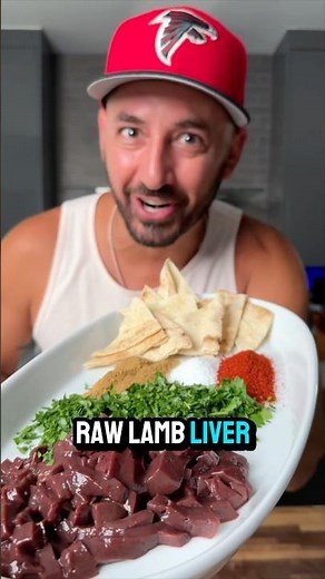 Raw Lamb Liver is delicious and nutritious! #lebanesecuisine