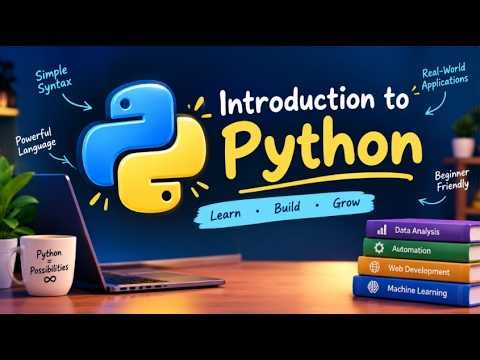 Introduction to Python | Python Basics for Beginners | Learn Python from Scratch