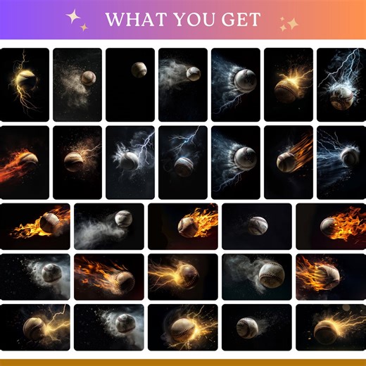 50 Baseball Smoke Effect Digital Backgrounds (digital Download) - Etsy