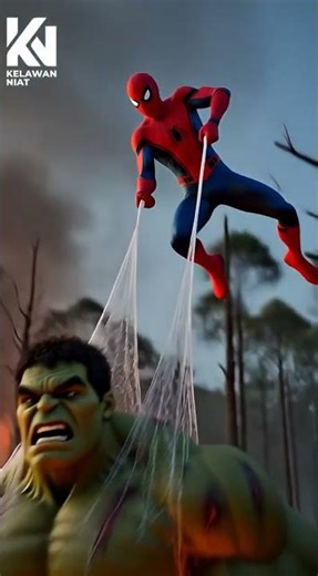 SPIDERMAN & HULK TERJEBAK LAVA NUSAKAMBANGAN! 🌋😱