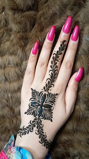 simple easy eid mehndi design ✨️ #henna #eid2026 #eidhenna